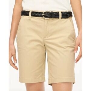 J. Crew 9" Frankie Bermuda Chino Short Versatile Casual Everyday Tan Size 6 NWT